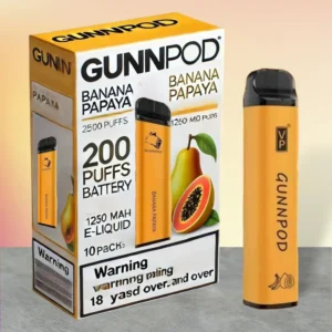 Gunnpod - Banana papaya 10 Pack 2000