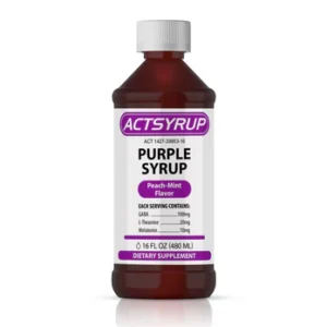 Buy ACTSYRUP (16oz) Purple Peach-Mint Flavor in Australia